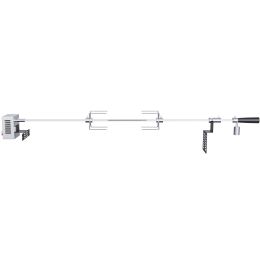 Universal Grill Rotisserie Kit for Grills, Electric BBQ Grill with 110V 9W Motor, Stainless Steel Automatic Grilling Kit