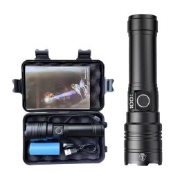 Rechargeable Flashlight (Option: Black)
