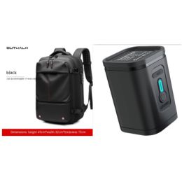 Travel Backpack Men's Business Multifunction Computer Bag Vacuum Compression Large-capacity Backpack (Option: Set4-19 Inch)